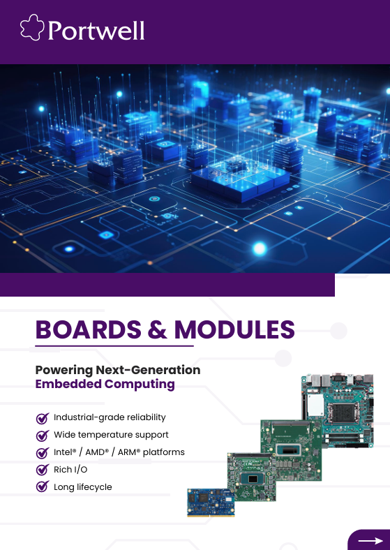 Portwell Boards & Modules Brochure